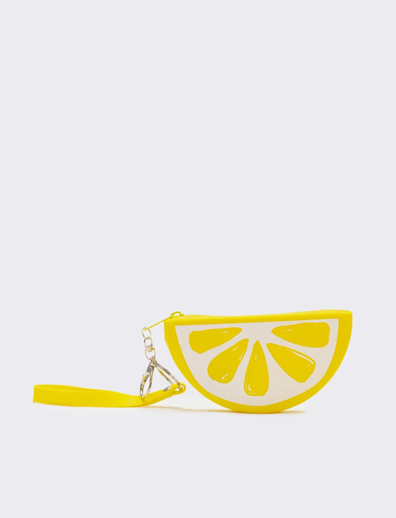 Portamonete bambina soft fruit - Giallo