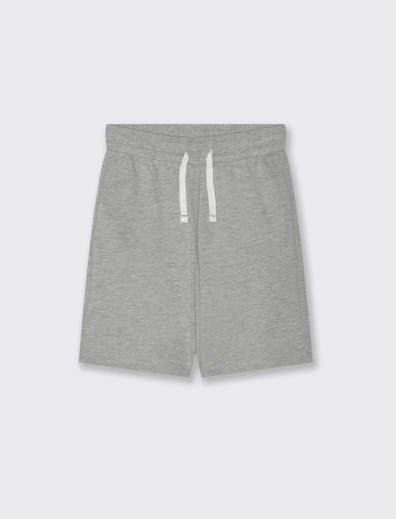 Bermuda in felpa da bambino - Grigio mel.