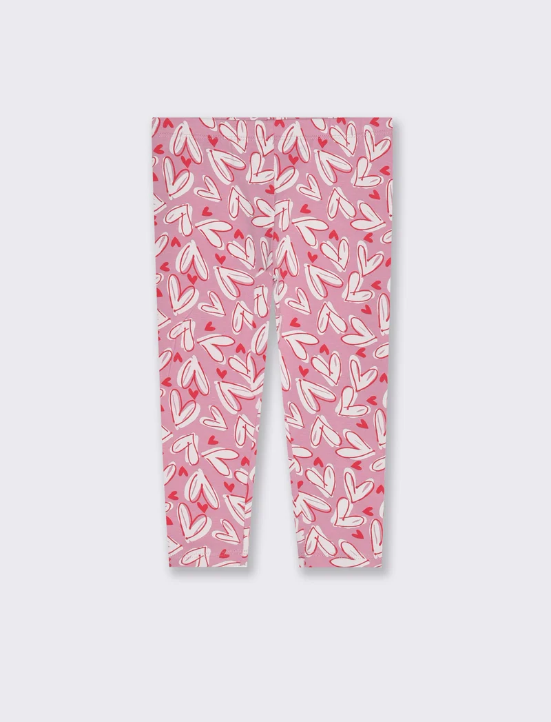 Leggings a fantasia da neonata - Fuxia