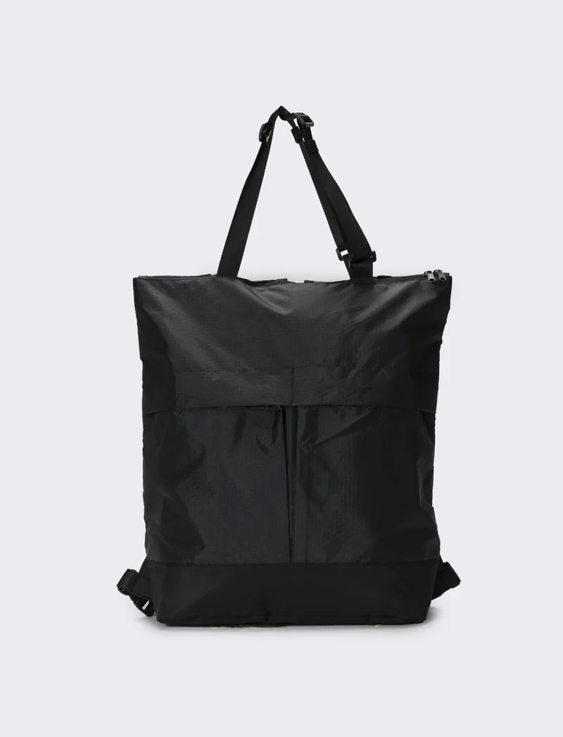Borsa uomo shopper zaino - Nero