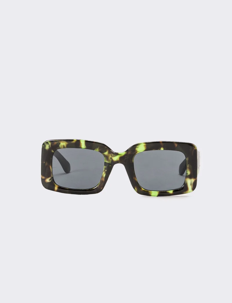 Occhiali donna rettangolari - Verde
