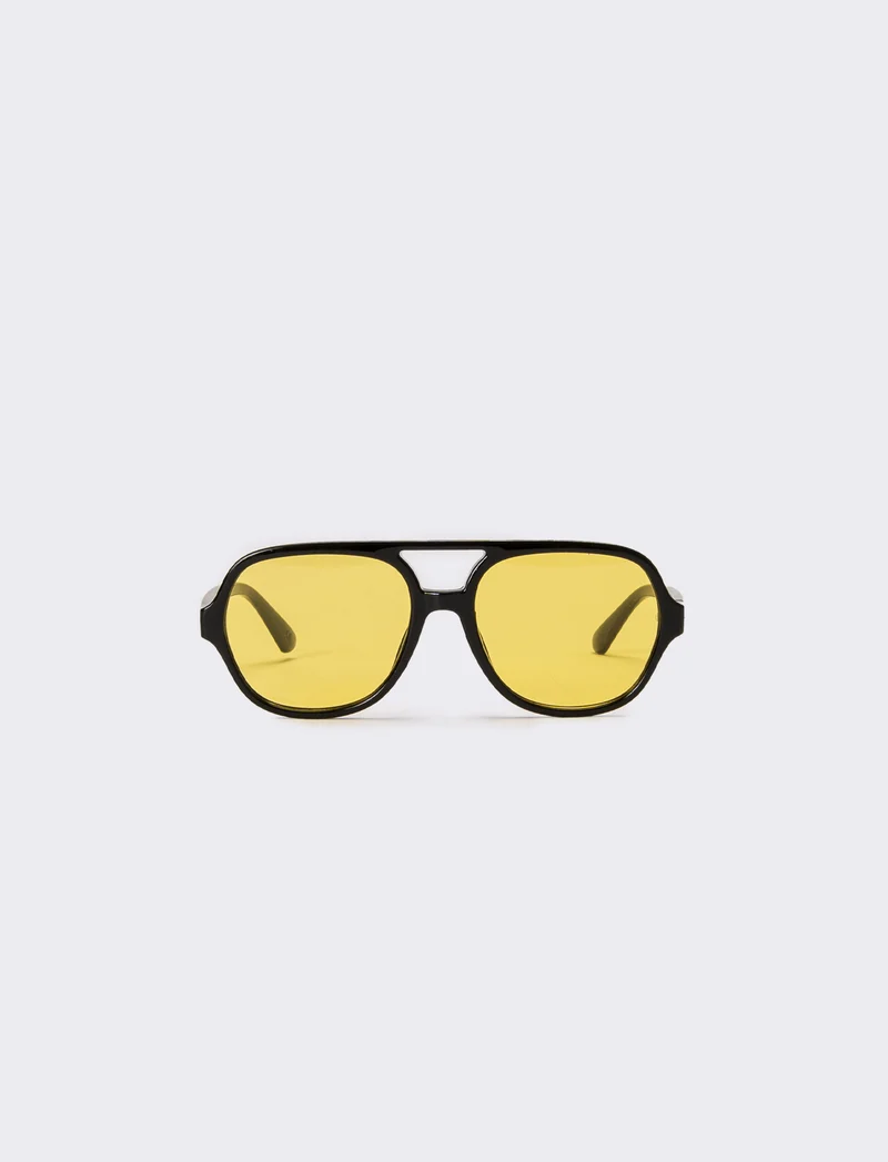 Occhiali uomo maschera - Giallo