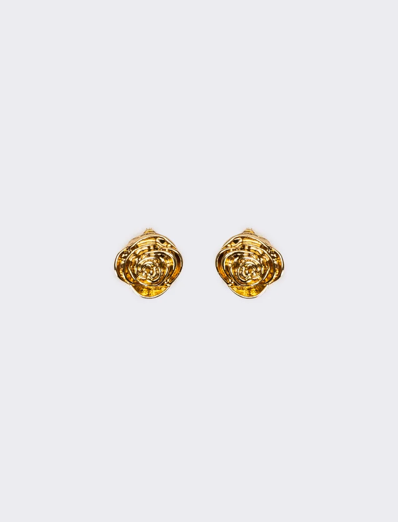 Orecchini donna fiore - Oro