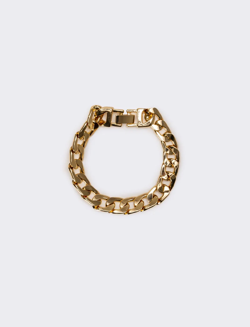 Bracciale uomo catena larga - Oro