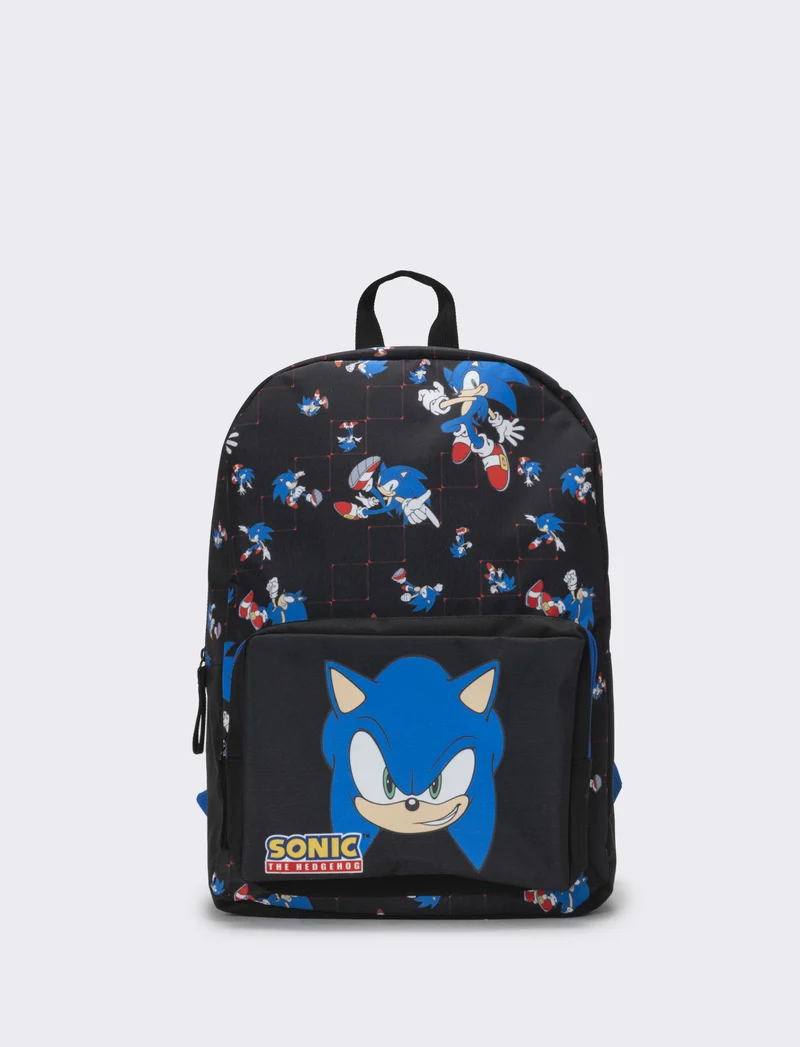 Zaino bambino sonic - Nero