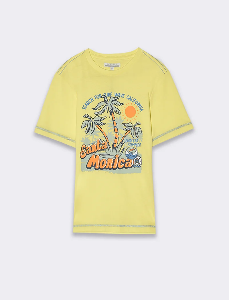 T-shirt da bambino - Giallo limone