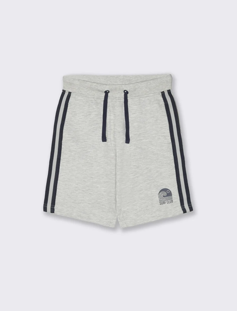Bermuda in felpa sporty da bambino - Grigio mel.