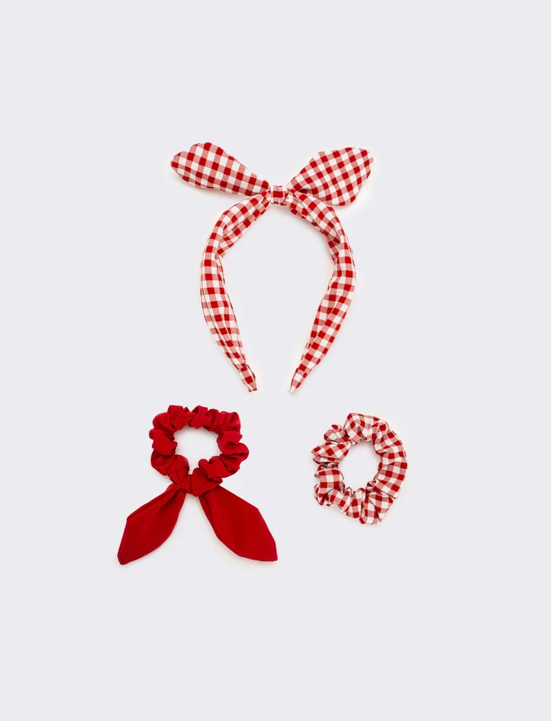Set cerchietti bambina expo pe25 - Rosso