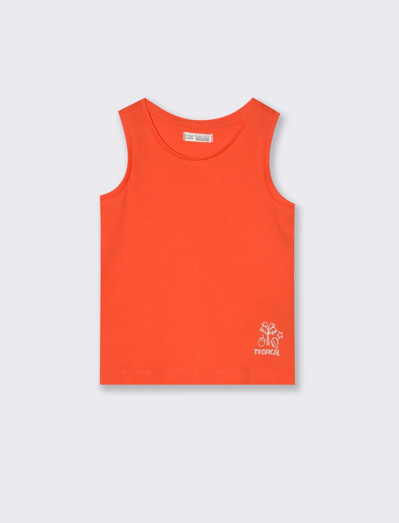T-shirt girocollo con stampa da neonato - Aragosta