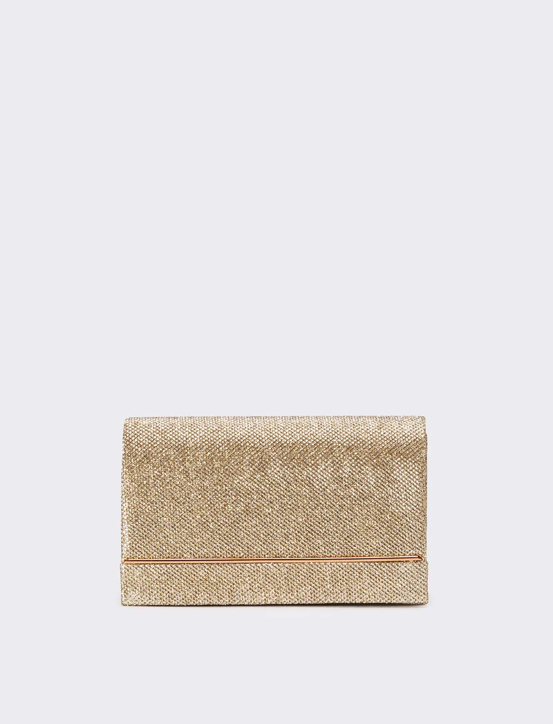 Pochette donna cerimonia in lurex - Rosa