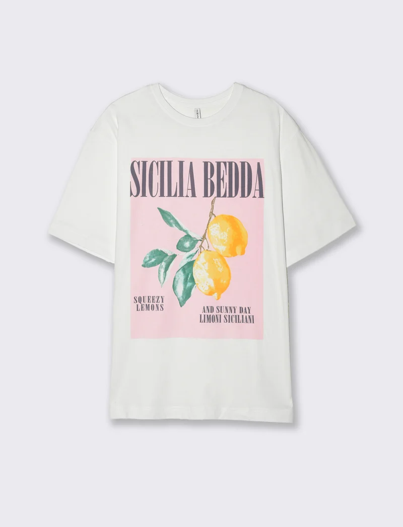 T-shirt oversize da donna - var 1