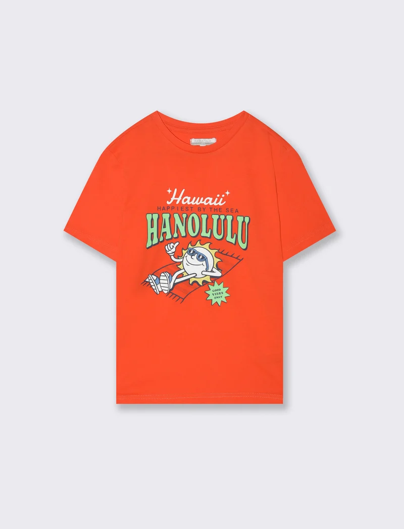 T-shirt mezza manica da bambino - Aragosta