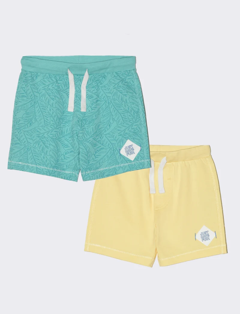 Bipack bermuda da neonato - Verde