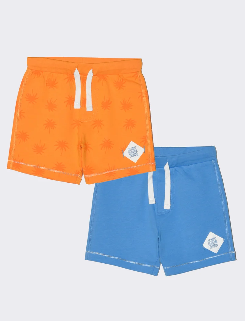 Bipack bermuda da neonato - Arancio