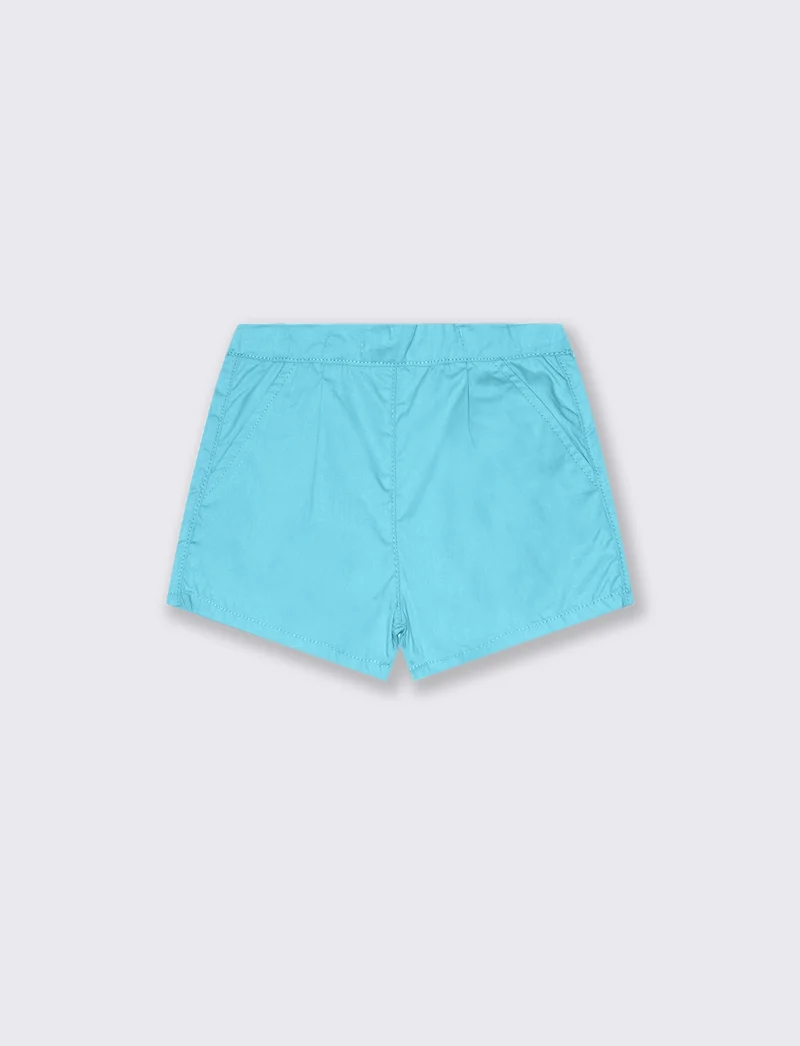 Shorts con tasche. da neonata - Azzurro