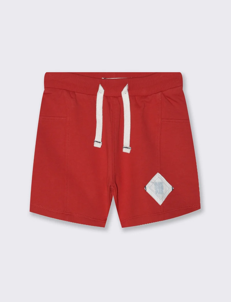 Bermuda modello basico da neonato - Rosso