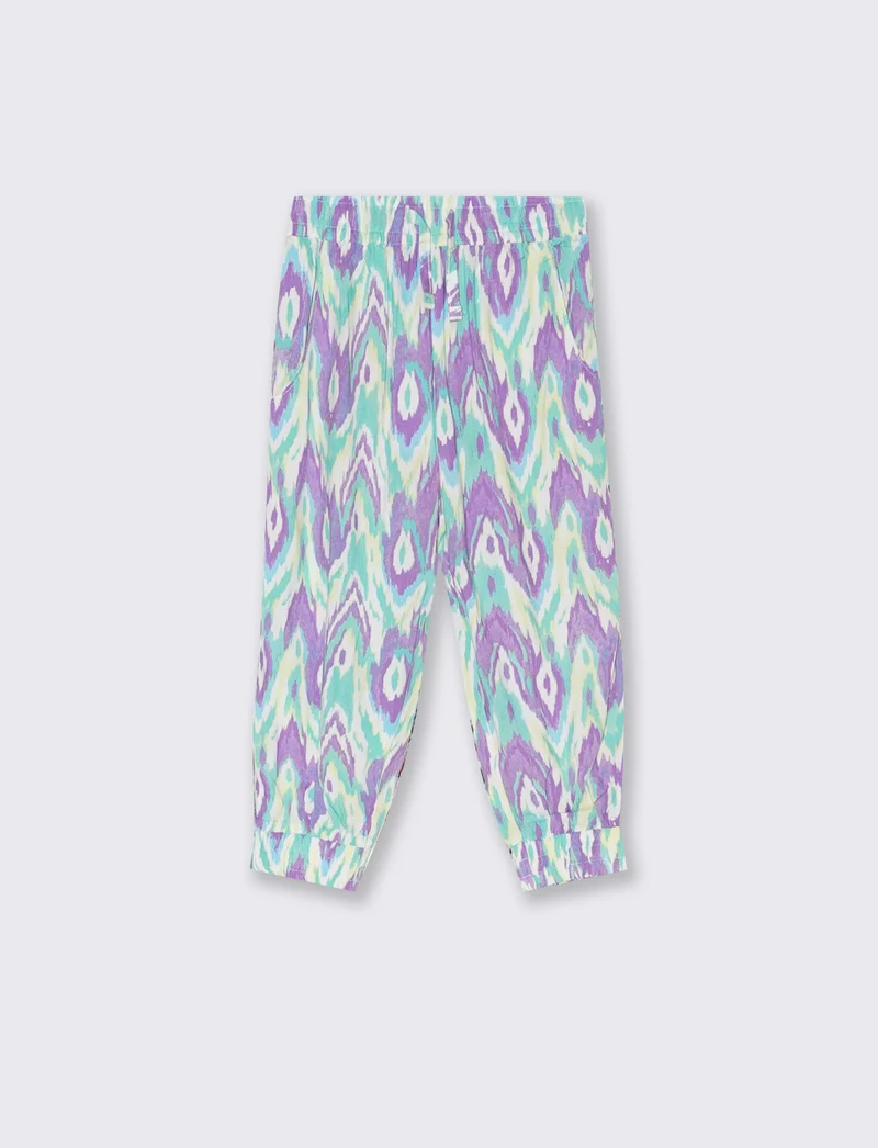 Pantaloni in viscosa da neonata - Fantasia