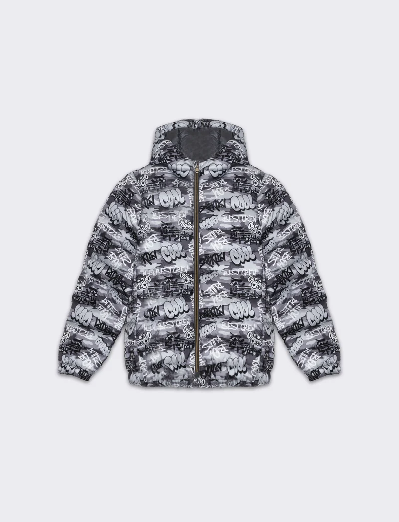 Piumino leggero da bambino - Grigio