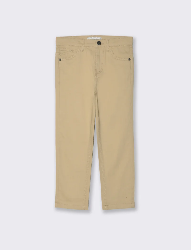 Pantaloni 5 tasche da bambino - Beige