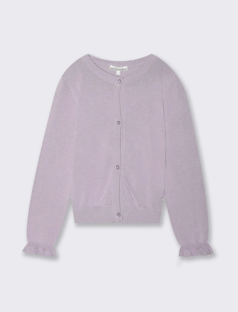 Cardigan estivo da bambina - Lilla