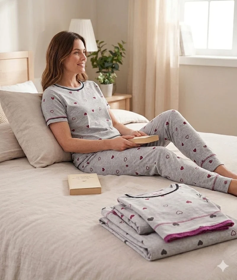 Pigiama Donna Milk and Honey Emporio PDE731 in Cotone