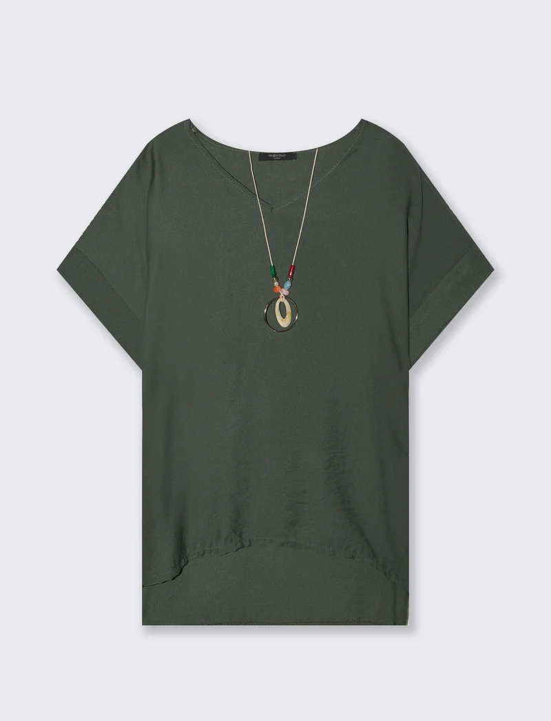 Casacca over con collana - Ve.milit.