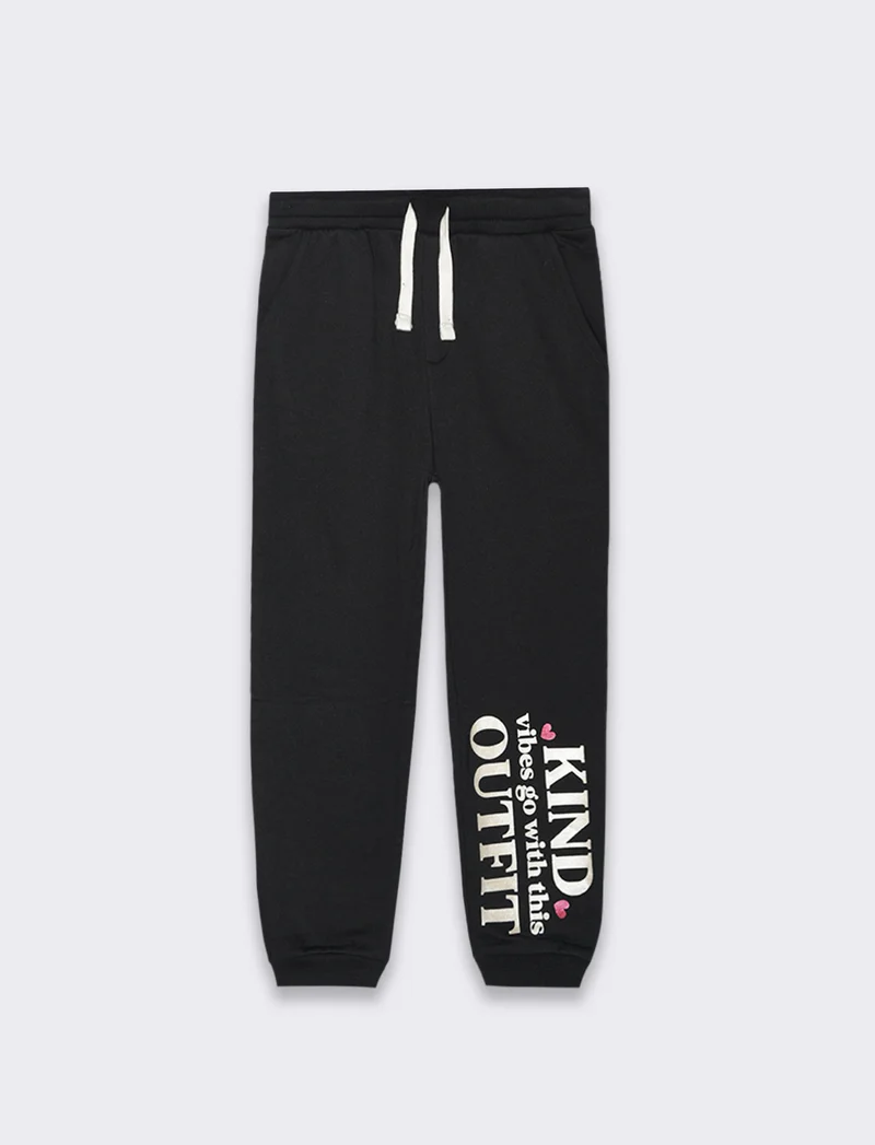 Jogger da bambina - Nero