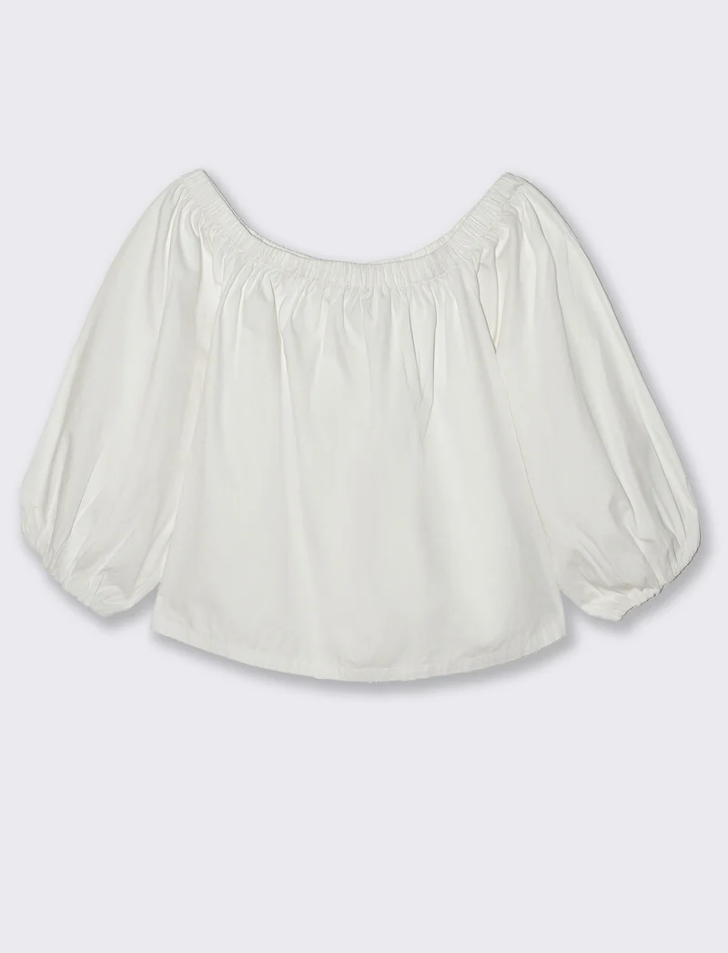 Casacca con manica a 3/4 da donna - Bianco