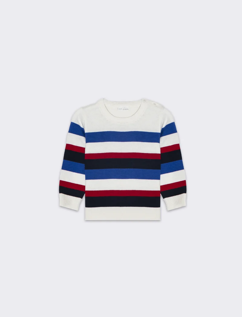 Maglia a righe da neonato - Fantasia