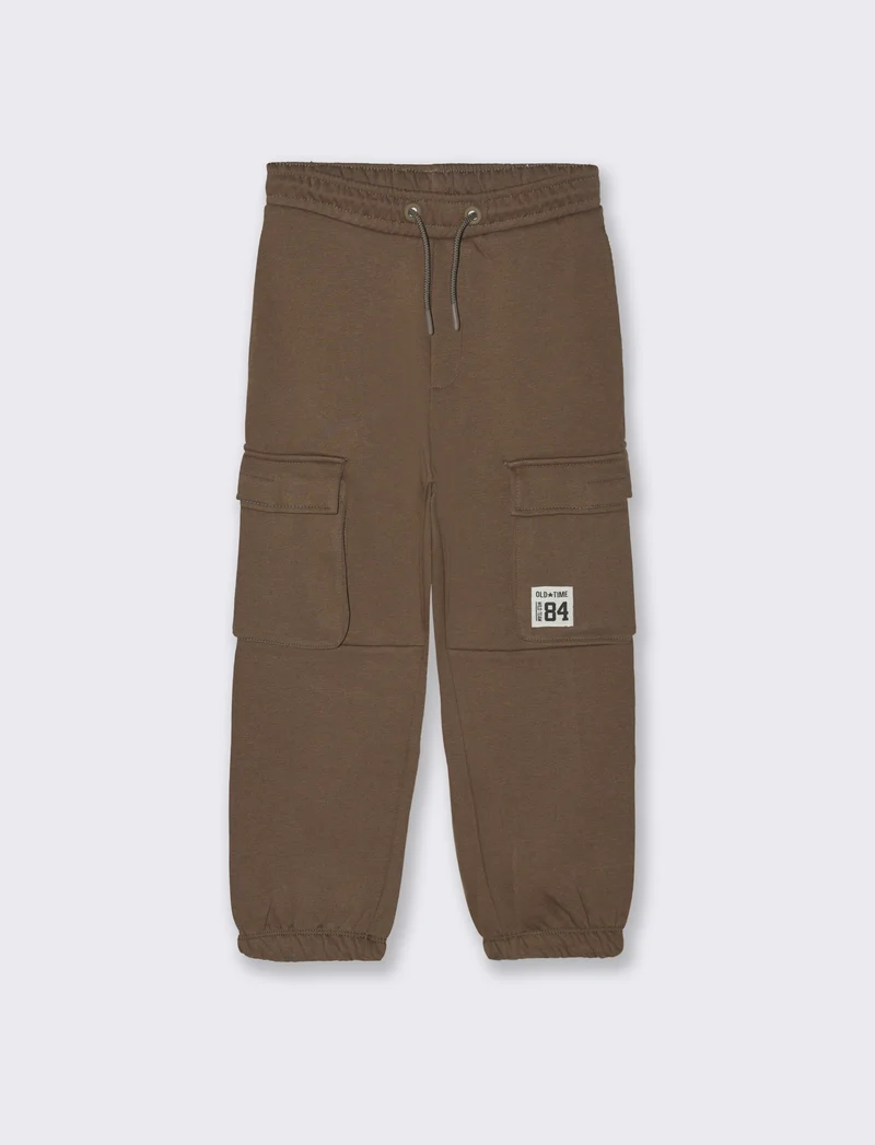 Jogger cargo da bambino - Marrone
