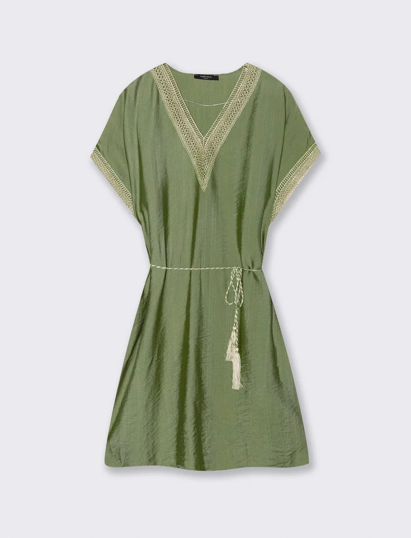 Vestito con cintura e passamaneria - Ve.milit.
