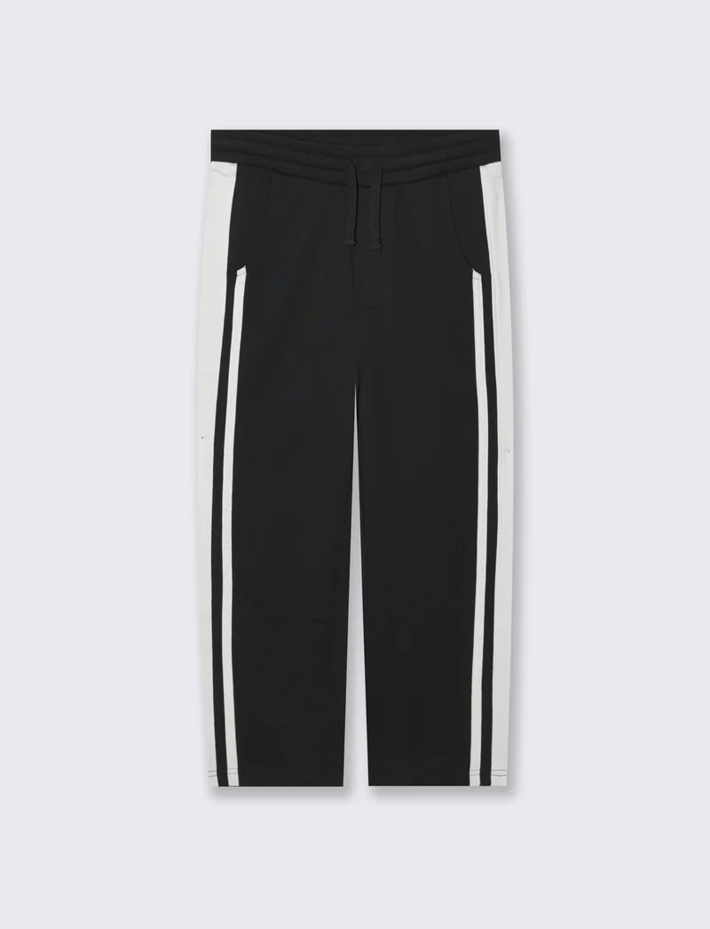 Pantalone sportivo bicolore alla moda - Nero