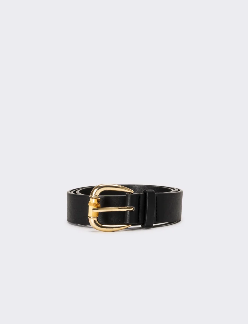 Cintura donna con bambu - Nero