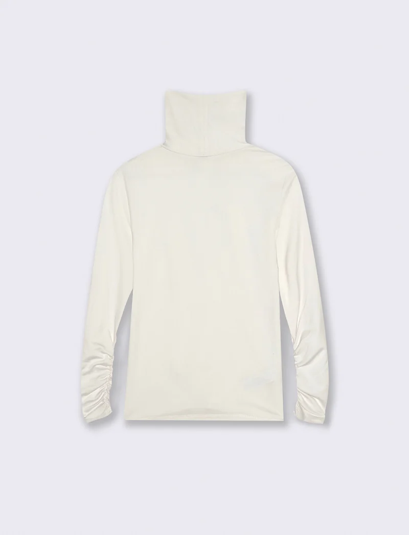 MAGLIA A COLLO ALTO BASIC - Avorio