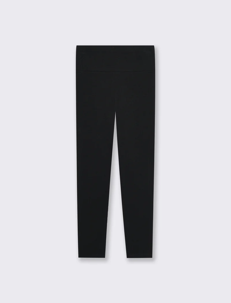Leggins Basico Vita Alta Skinny - Nero