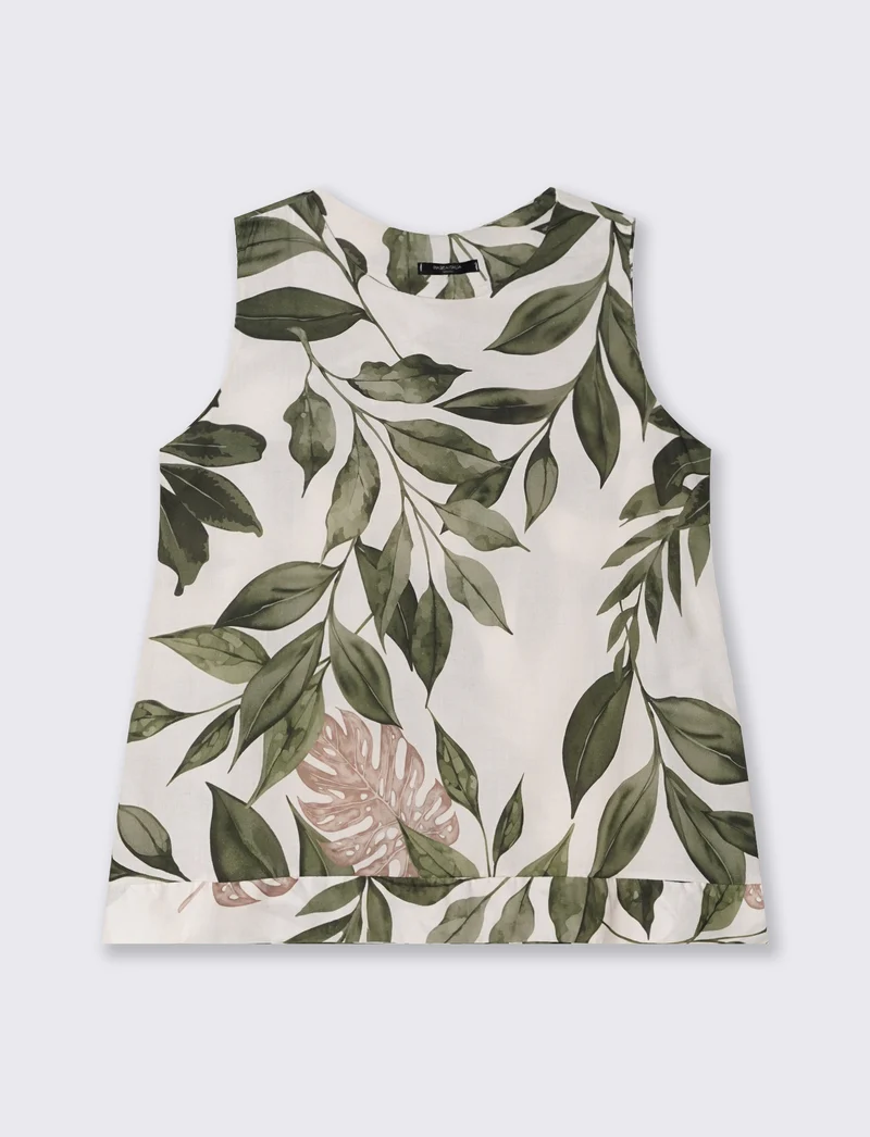 Top in cotone stampato - var 3