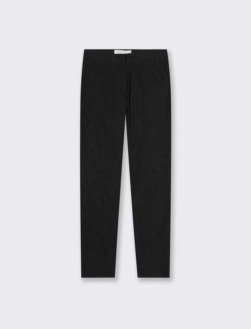 Pantalone Bengalin Skinny Vita Regolare - Moro