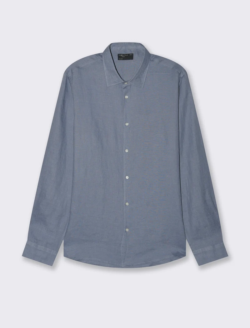 Camicia 100% lino da uomo - CARTA DA ZUCCHERO