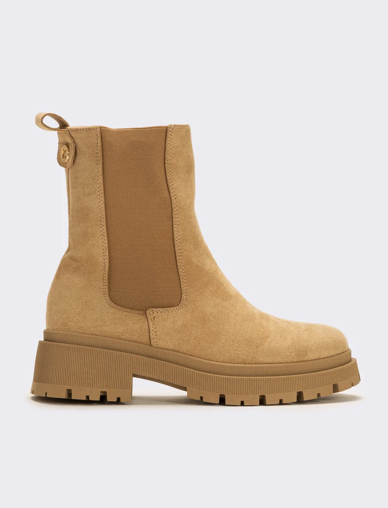 Trochetto modello chelsea da donna - Beige