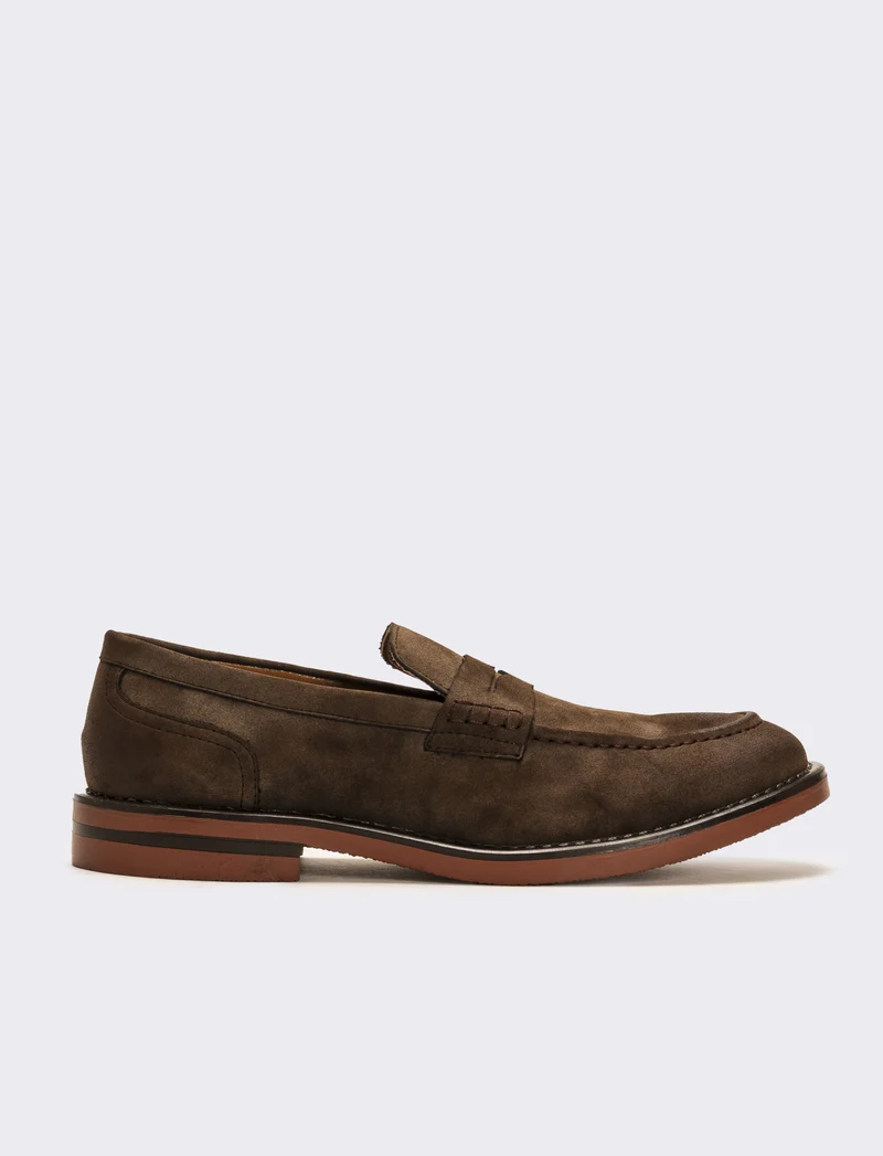 Mocassino classico da uomo - Marrone
