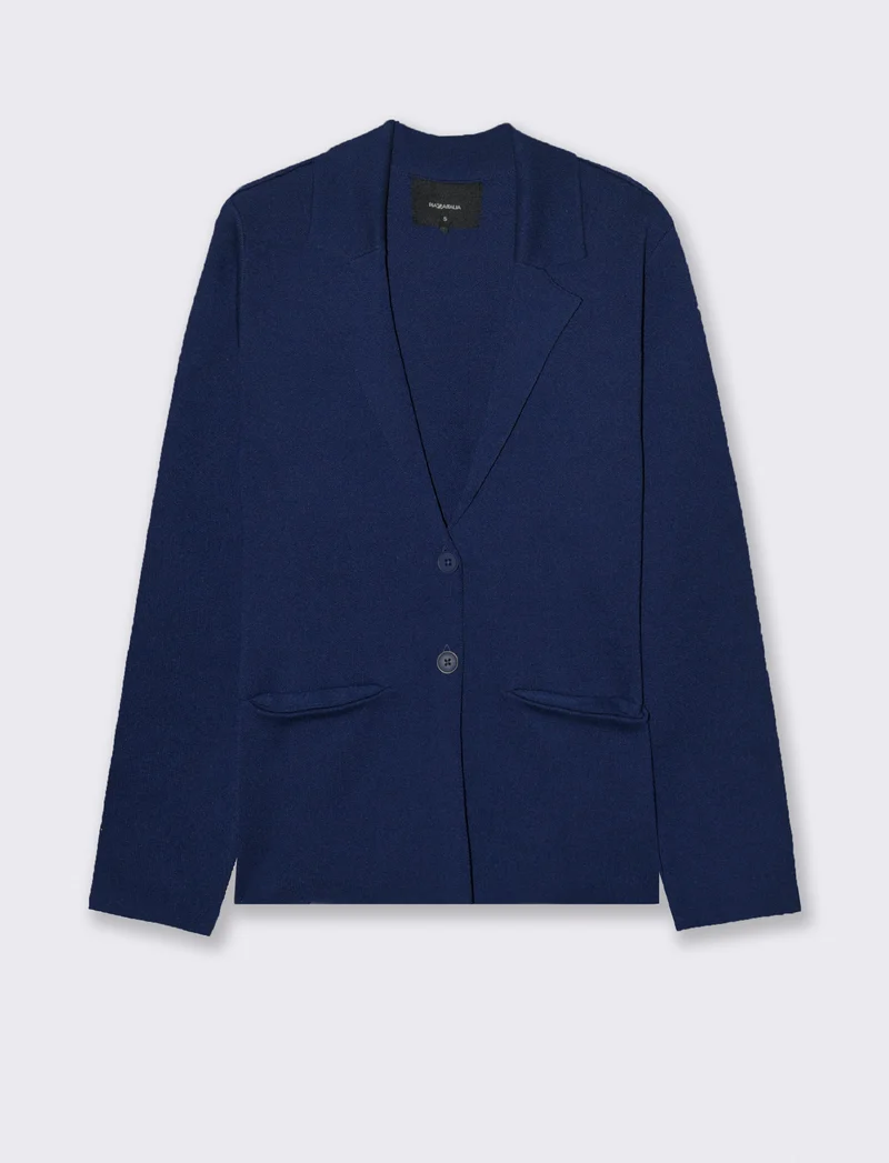 GIACCA IN MAGLIA - Blu