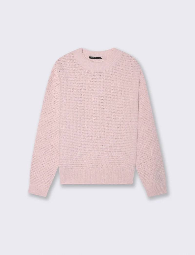 PULLOVER IN CINIGLIA OPACA - Rosa candy