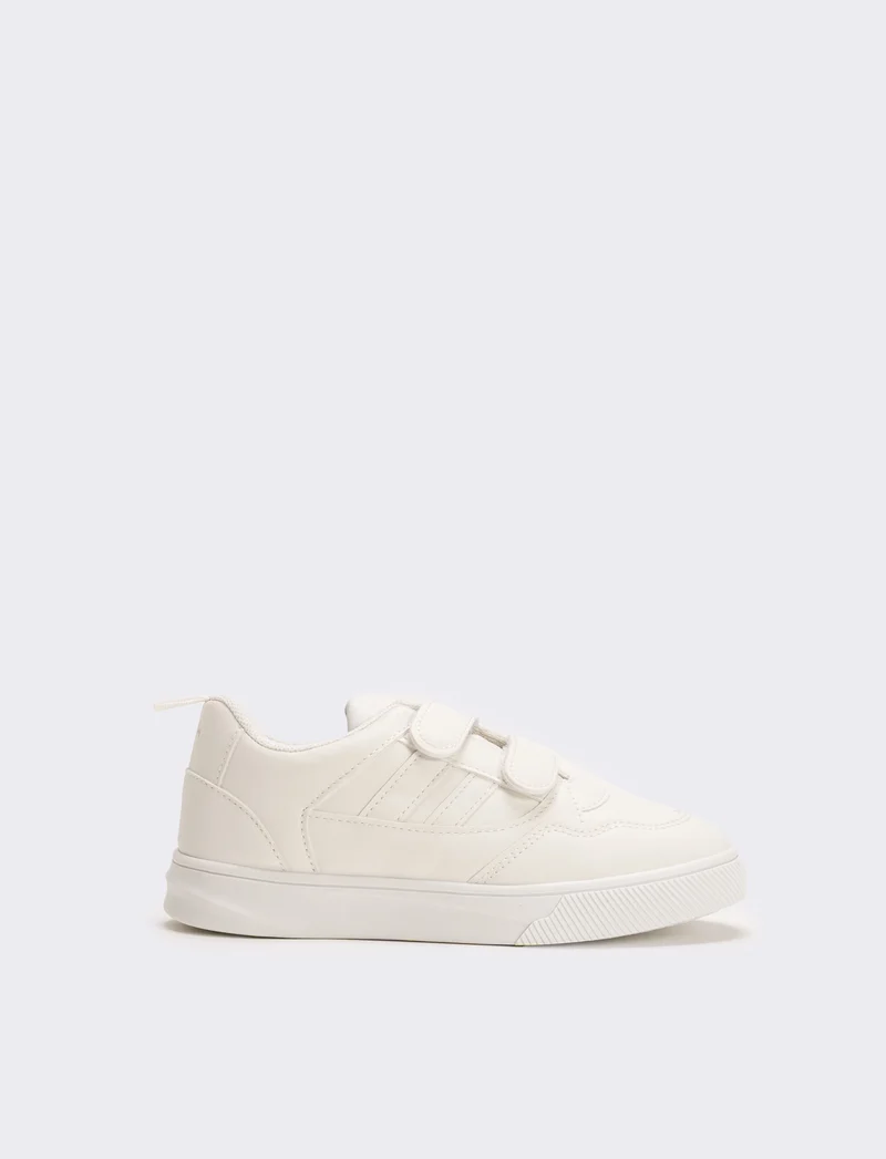 Sneakers da bambino con strappi - Bianco