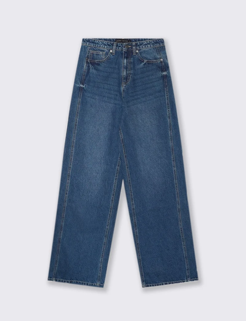 JEANS BALLON VITA REGOLARE - Denim
