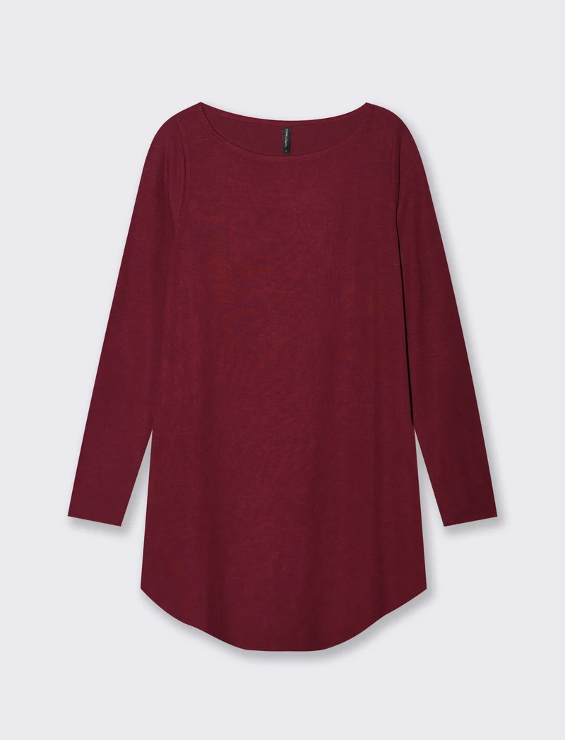 T-SHIRT CON SCOLLO A BARCA - Vinaccia