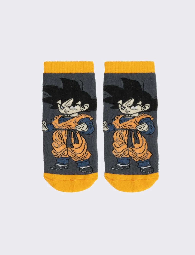 Calzino antiscivolo bambino sonic, pokemon, spiderman,dragonball - Arancio