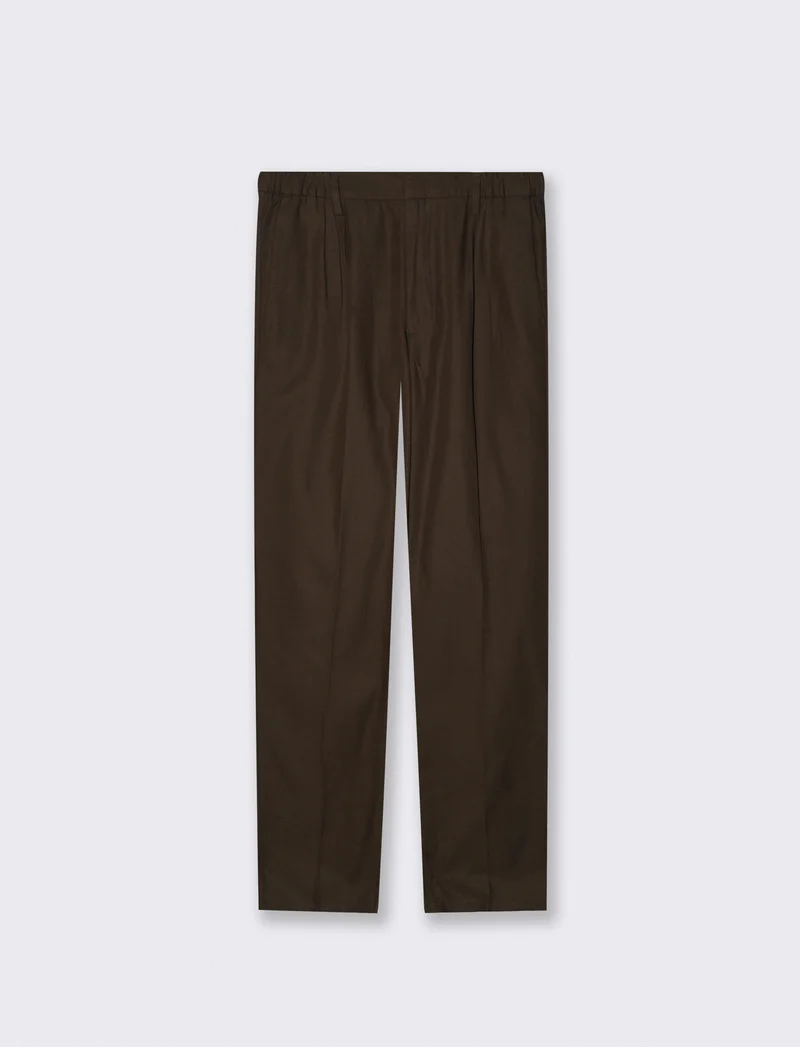 PANTALONI CHINO STRAIGHT FIT - Moro