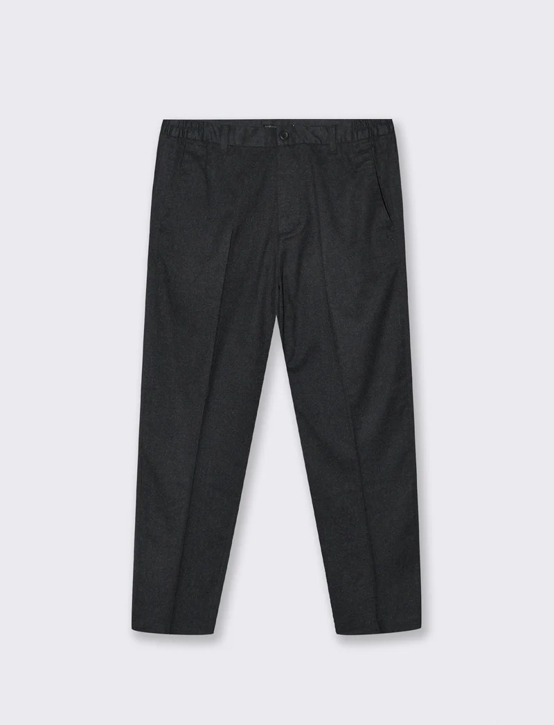 PANTALONI CHINO EASY FORMAL FIT - Antracite melange