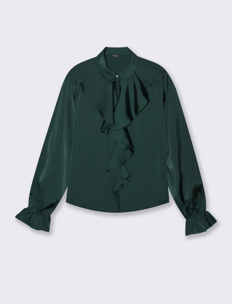 CASACCA CON ROUCHES - Verde