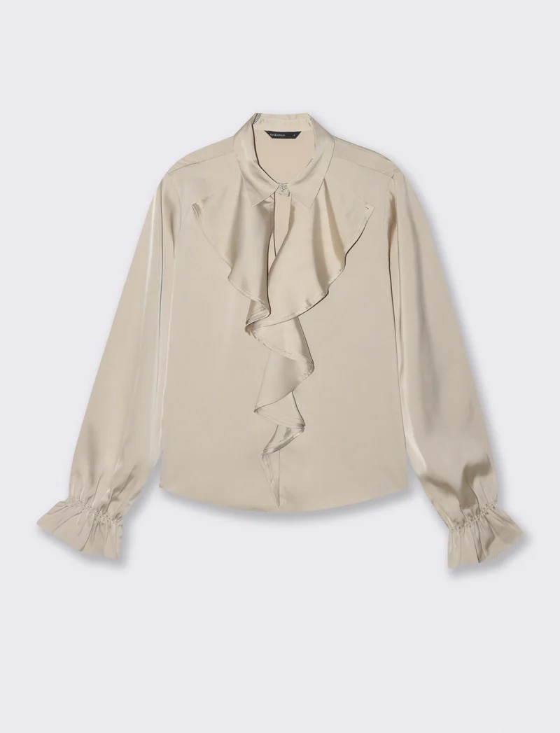 CASACCA CON ROUCHES - Beige grano